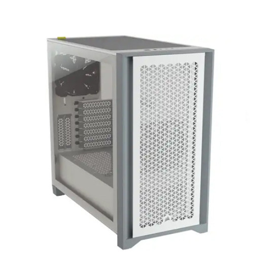 Corsair 4000D AIRFLOW Tempered Glass Mid-Tower ATX Casing White