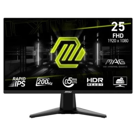 MSI MAG 255F E20 24.5 inch 200Hz 0.5ms Rapid IPS FHD Gaming Monitor