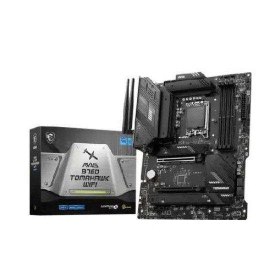MSI MAG B760 TOMAHAWK WIFI DDR5 Intel® B760 Chipset 14th/ 13th/ 12th Gen ATX Motherboard
