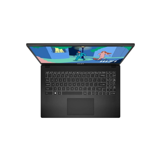 MSI Modern 15 B7M AMD Ryzen 7 7730U 8GB RAM 512GB SSD 15.6 Inch FHD IPS Display Classic Black Laptop