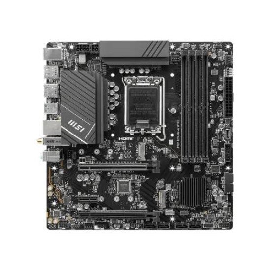 MSI PRO B760M-A WIFI DDR5 Intel® B760 Chipset 14th/ 13th/ 12th Gen mATX Motherboard
