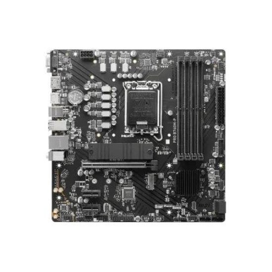 MSI PRO B760M-P DDR5 Intel® B760 Chipset 14th/ 13th/ 12th Gen mATX Motherboard