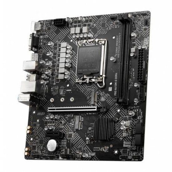 MSI PRO H610M-G DDR4 Intel®H610 Chipset 14th/ 13th/ 12th Gen mATX Motherboard
