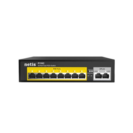 Netis P110C 8POE 2RJ45 100M Standard POE Switch