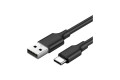 UGREEN 60116 USB-A 2.0 to USB-C Cable Nickel Plating 1m (Black) #US287