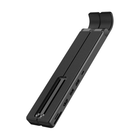 Ugreen CM359 Black Laptop Stand with 5-in-1 Docking Station
