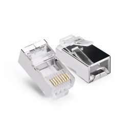 UGREEN NW111 Cat6 Shielded Crystal Head RJ45 Network Connector 10 Pack