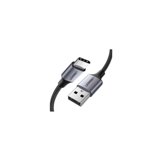 UGREEN US288 USB-A 2.0 to USB-C Cable Nickel Plating Aluminum Braid 1m