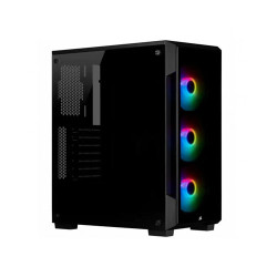 Corsair iCUE 220T RGB Tempered Glass Mid-Tower Smart Case -Black
