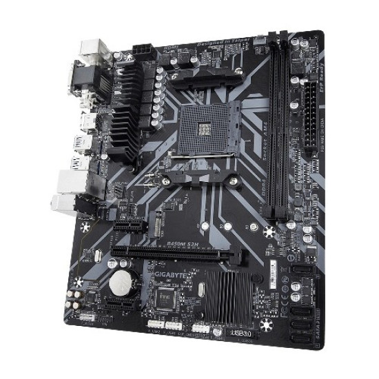 Gigabyte B450M S2H AMD AM4 Micro ATX Motherboard