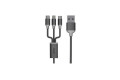  Havit H622 1.2M 3-In-1 Micro Type-C Data & Charging Cable