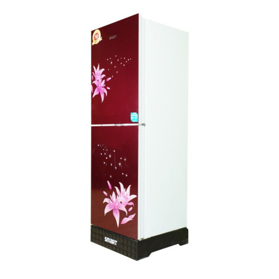 SMART SER-216BS 216 Ltr Bottom Mount Red Refrigerator
