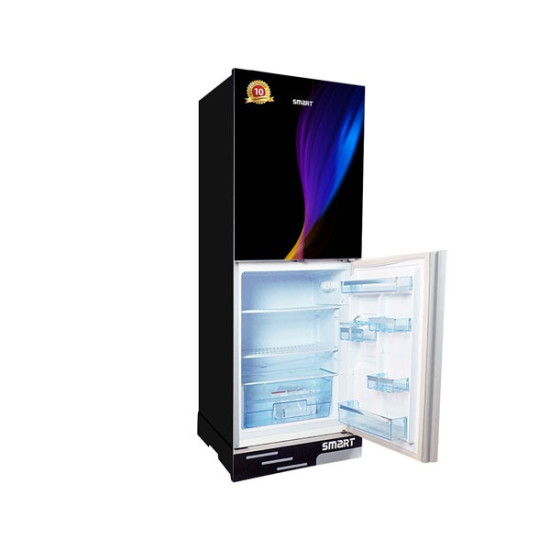 SMART SER-240TS 240 Ltr Top Mount  Black Refrigerator