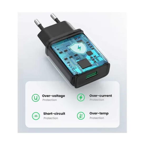 Ugreen CD122 QC3.0 USB 18W Wall Charger Adapter