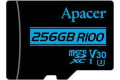Apacer 256GB microSDXC UHS-I U3, V30, R100 (AP256GMCSX10U7-RAGC))