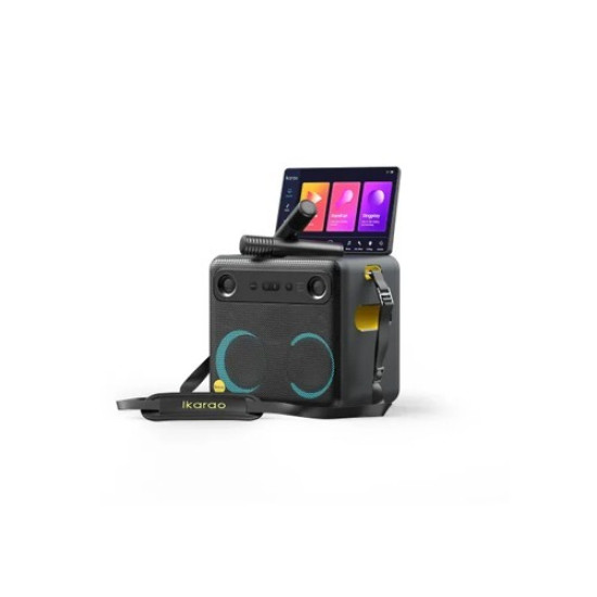 Ikarao Xtreme Break X2 All in One Portable Karaoke Speaker With Subwoofer Loudest And Smart Display