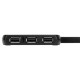 TARGUS ACH214AP-51 USB 2.0 BLACK HUB WITH SLEEK AND TRAVEL FRIENDLY